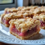 Rhubarb Shortbread Bars
